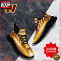 NFL Custom Name Washington Commanders Logo Max Soul Shoes Running Sneakers