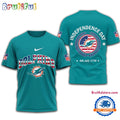NFL Miami Dolphins 2025 Independence Day All Over Print Shirt
