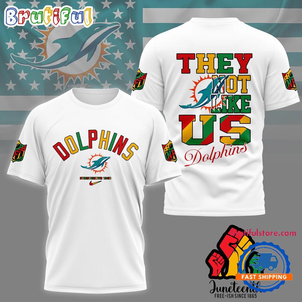 NFL Miami Dolphins 2025 Juneteenth Freedom Day 3D Shirt