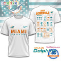 NFL Miami Dolphins 2025 SCHEDULE All Over Print Shirt, 2025 Football Schedule Shirts