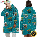 NFL Miami Dolphins Blanket Hoodie Baby Yoda Unisex Hoodie