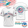 NFL Miami Dolphins Football Team Independence Day New Design 3D Shirt