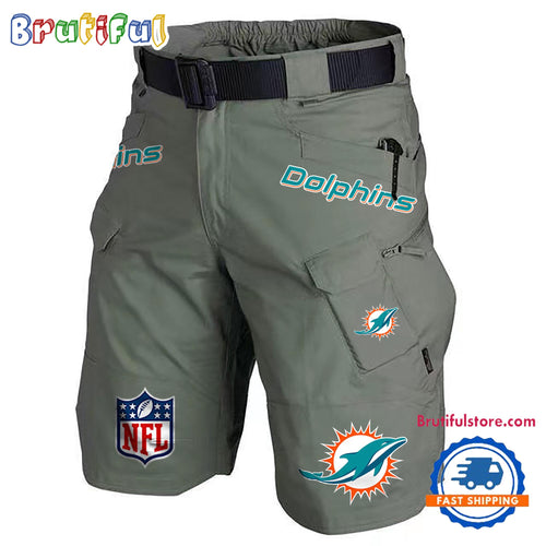 NFL Miami Dolphins Football Team Military Tactical Shorts