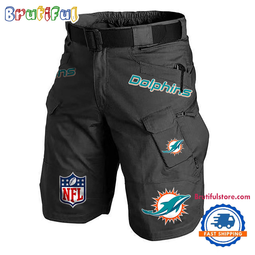 NFL Miami Dolphins Football Team Military Tactical Shorts