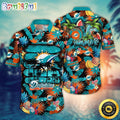 NFL Miami Dolphins Hawaii Shirt Flower Relaxed Island Wear