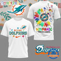NFL Miami Dolphins Hispanic Heritage Month Unisex 3D Shirt