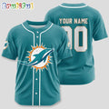 NFL Miami Dolphins Limited Edition Personalized Baseball Jersey