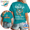 NFL Miami Dolphins Nurse Appreciation Month Limited Edition Vintage T Shirt