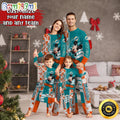 NFL Miami Dolphins Pajamas Mickey Mouse For Family Custom Name Pajamas