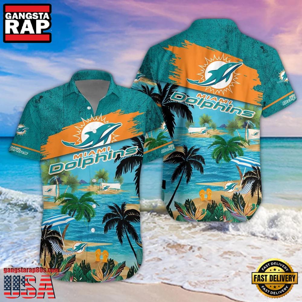NFL Miami Dolphins Hot Summer Aloha Hawaiian Shirt