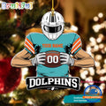 NFL Miami Dolphins Special Football Game Player Christmas Ornament
