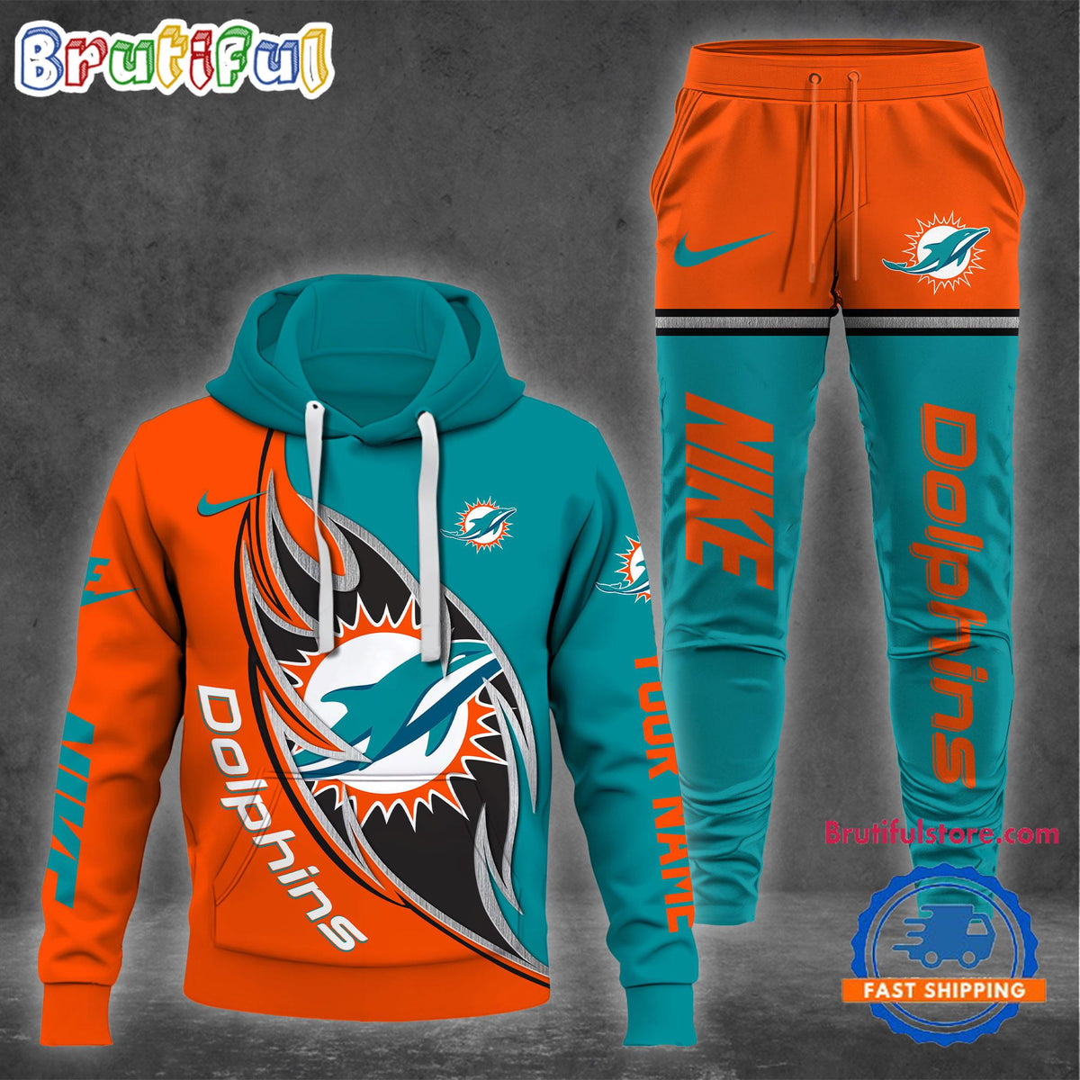 NFL Miami Dolphins Special Football Team Design Hoodie And Pants