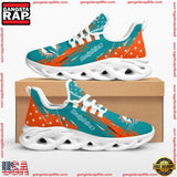NFL Miami Dolphins Stars and Stripes Max Soul Shoes Running Sneakers Running Sneakers