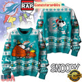 NFL Miami Dolphins x Peanuts Snoopy New Design 2025 Ugly Christmas Sweater