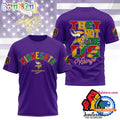 NFL Minnesota Vikings 2025 Juneteenth Freedom Day 3D Shirt