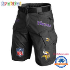 NFL Minnesota Vikings Football Team Military Tactical Shorts