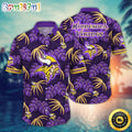 NFL Minnesota Vikings Hawaii Shirt Flower Beachy Keen Fashion