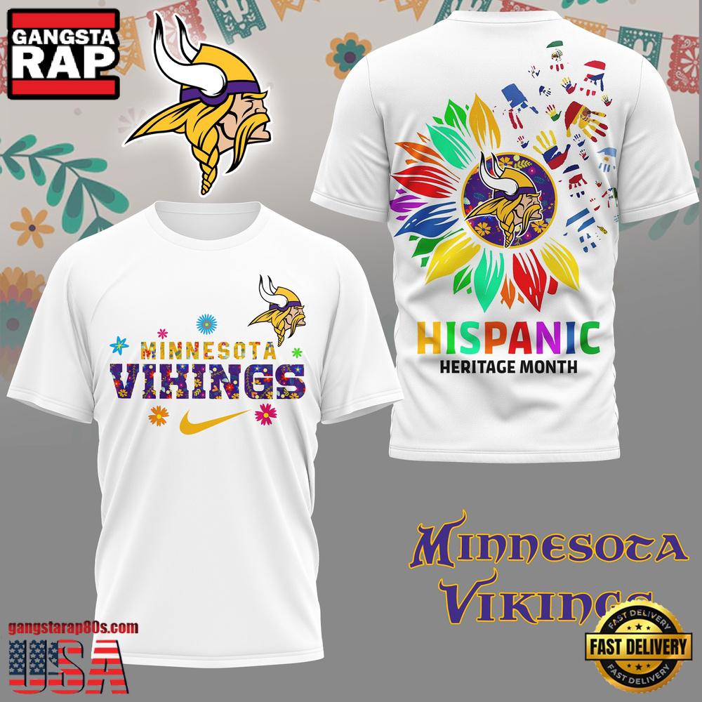 NFL Minnesota Vikings Hispanic Heritage Month Unisex T-Shirt
