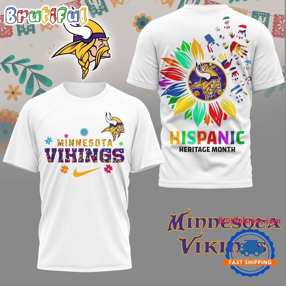 NFL Minnesota Vikings Hispanic Heritage Month Unisex 3D Shirt