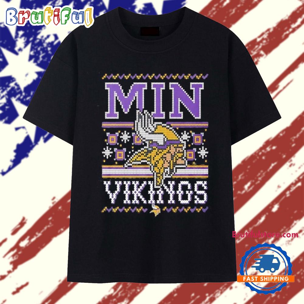 NFL Minnesota Vikings Holiday Ugly Christmas 2025 T Shirt