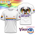 NFL Minnesota Vikings Human Rights Campaign LGBT Pride Month 3D T Shirt