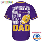 NFL Minnesota Vikings I Love Being A Dad Father’s Day Baseball Jersey