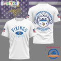 NFL Minnesota Vikings Law Appreciation Month 3D Shirt