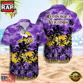 NFL Minnesota Vikings Logo Team Aloha Hawaiian Shirt