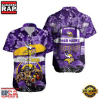 NFL Minnesota Vikings Mascot Football Aloha Hawaiian Shirt
