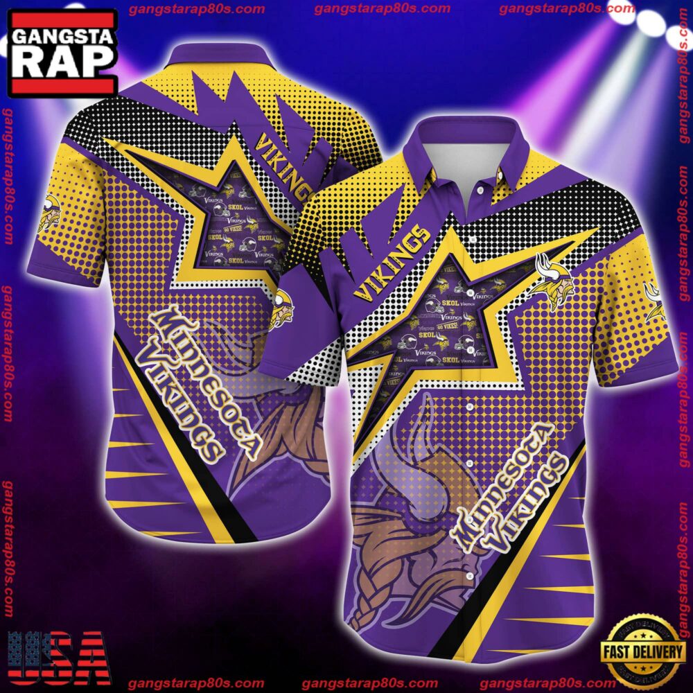 NFL Minnesota Vikings Special Football Team New Design Hawaiian Shirt