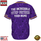 NFL Custom Name Minnesota Vikings The Increadible Step Father’s Day New Design Baseball Jersey Shirt