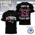 NFL New England Patriots 2025 Fire Dept Unisex 3D Shirt