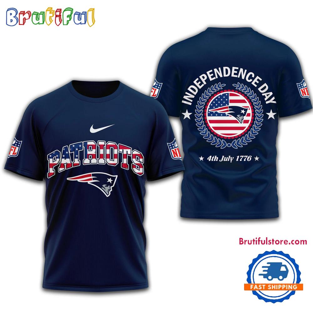 NFL New England Patriots 2025 Independence Day All Over Print Shirt