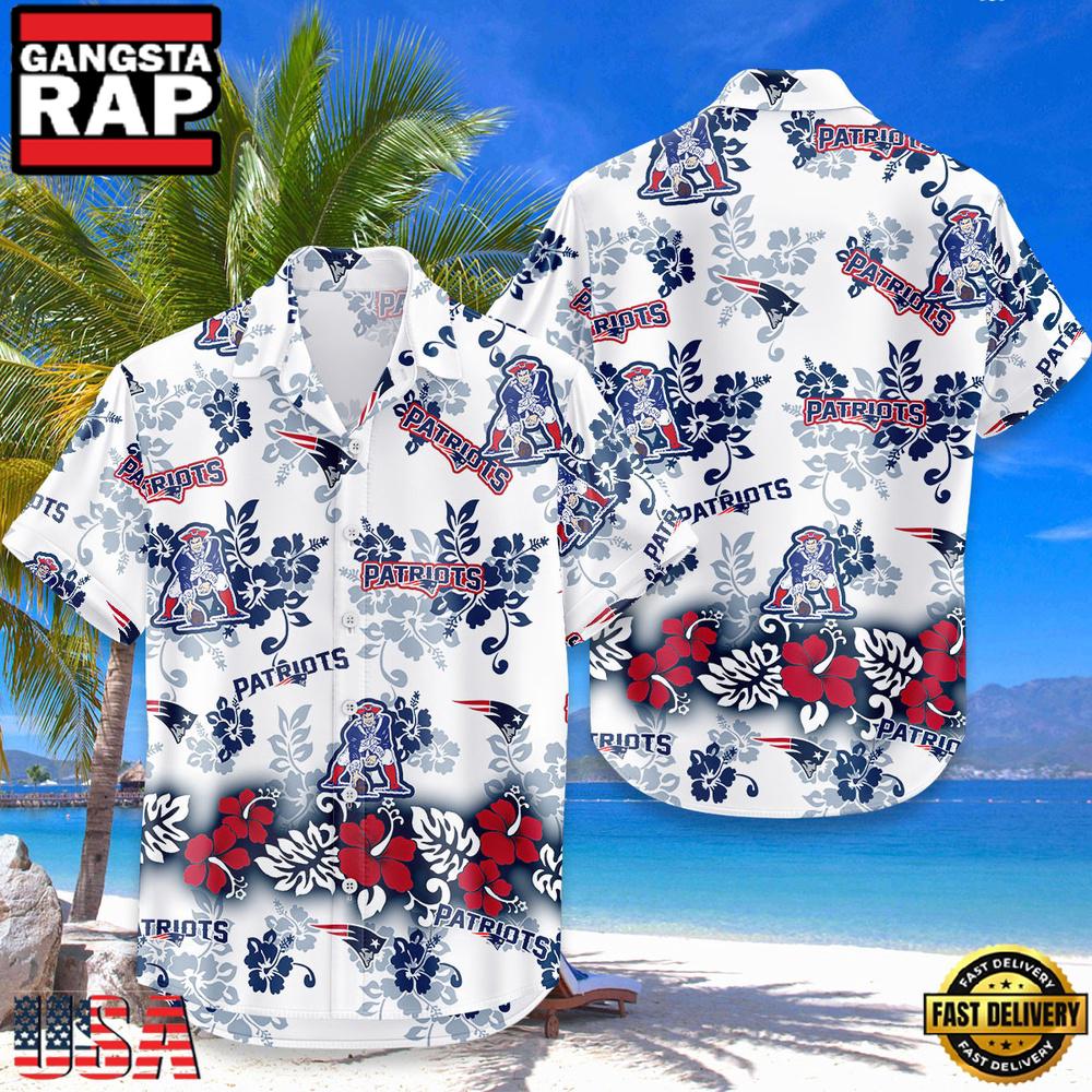 NFL New England Patriots New Design Hot Summer Hawaiian Shirt