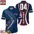 NFL New England PatriotsCustom Name Number New Design Hawaiian Shirt For Men Women