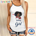 NFL New England Patriots Football Summer Women’s Criss Cross Tank Top