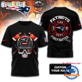NFL New England Patriots Football Team Fire Fighter Unisex 3D Shirt