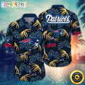 NFL New England Patriots Hawaii Shirt Flower Beachy Keen Fashion