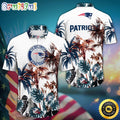 NFL New England Patriots Hawaii Shirt Palm Tree Aloha Shirt For Fans