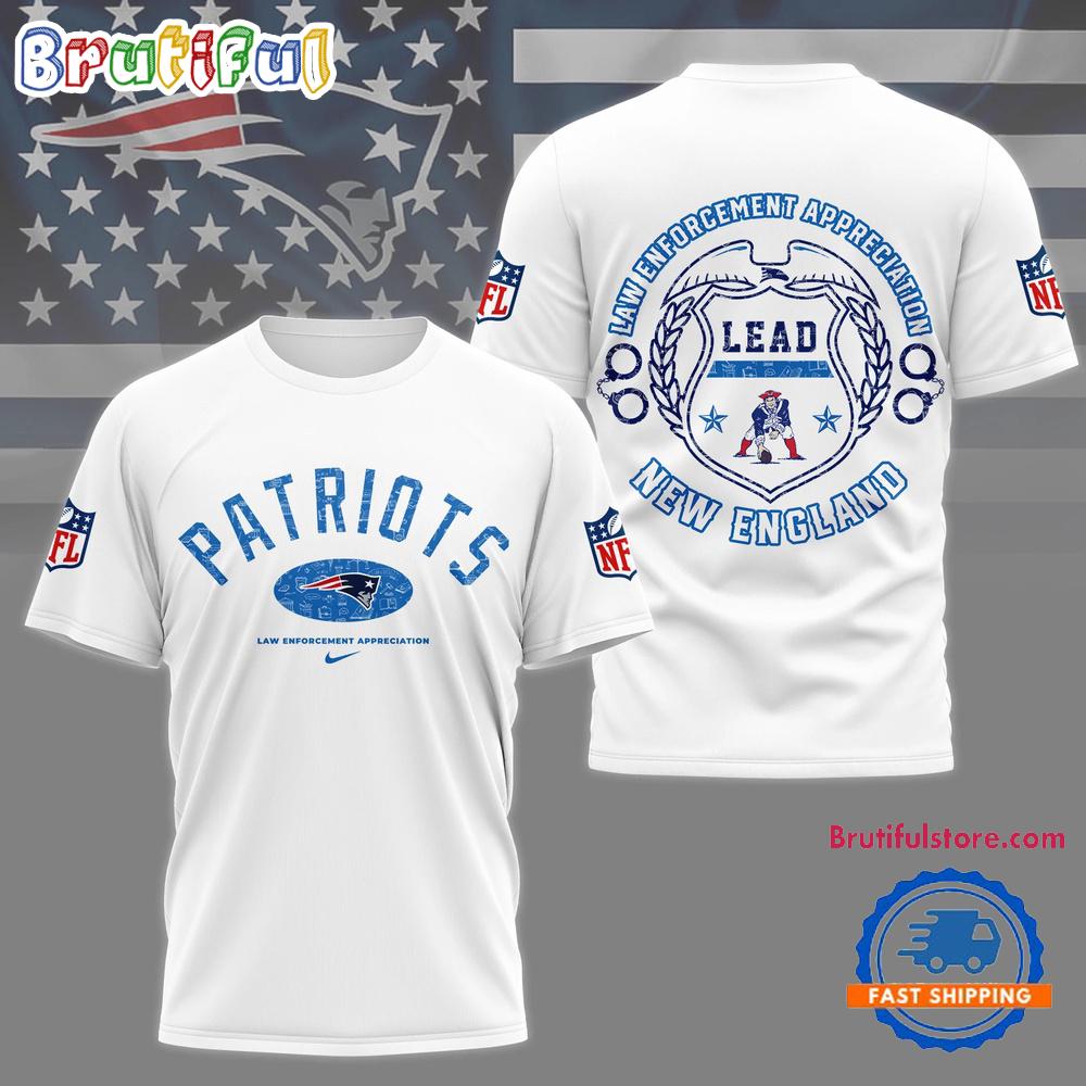 NFL New England Patriots Law Appreciation Month 3D Shirt