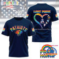NFL New England Patriots LGBT Happy Pride Month 2025 3D T Shirt