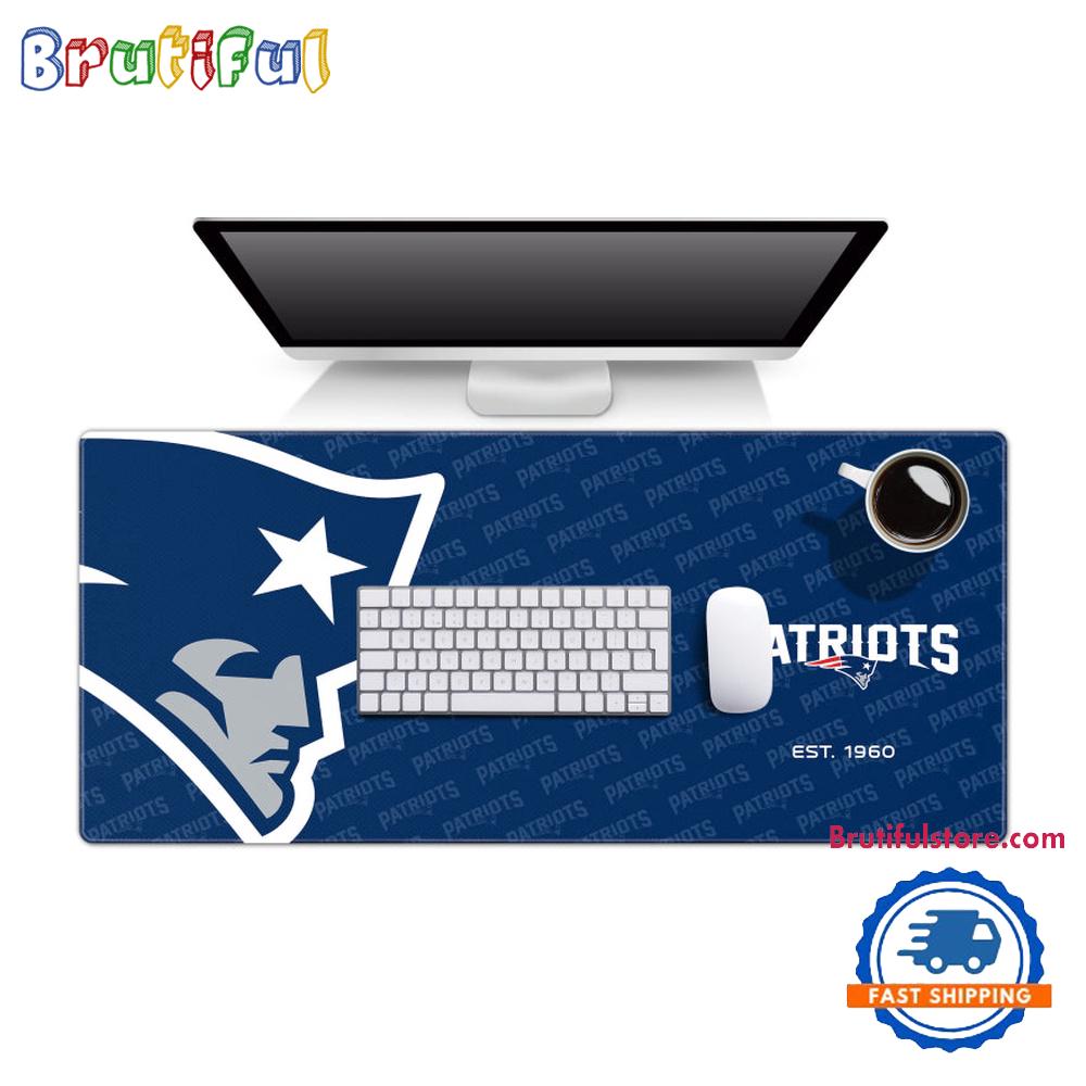 NFL New England Patriots Mouse Mats, Football Logo Series Desk Mouse Pad