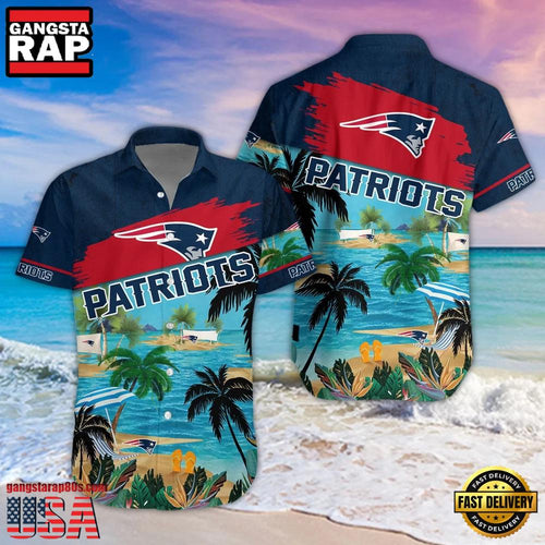 NFL New England Patriots Hot Summer Aloha Hawaiian Shirt