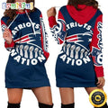 NFL New England Patriots Patriots Nation Hoodie Dress All Over Print For Women Hoodie