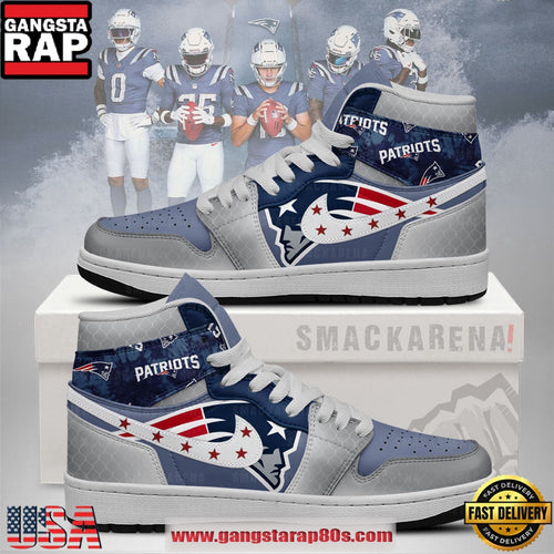 NFL New England Patriots Rivalries Trending Football Sneakers Nike Air Jordan 1 Shoes