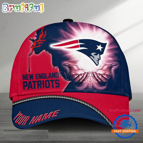 NFL New England Patriots Special Christian Custom Baseball Cap, Football God Hats