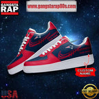 NFL New England Patriots Unique Design Custom Name Air Force 1 Sneaker Shoes