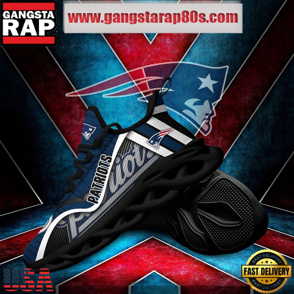 NFL New England Patriots Unique Design Max Soul Shoes Running Sneakers