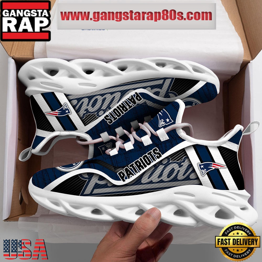 NFL New England Patriots Unique Design Max Soul Shoes Running Sneakers