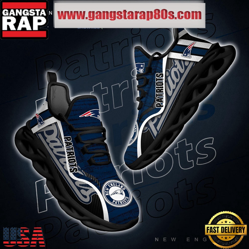 NFL New England Patriots Unique Design Max Soul Shoes Running Sneakers